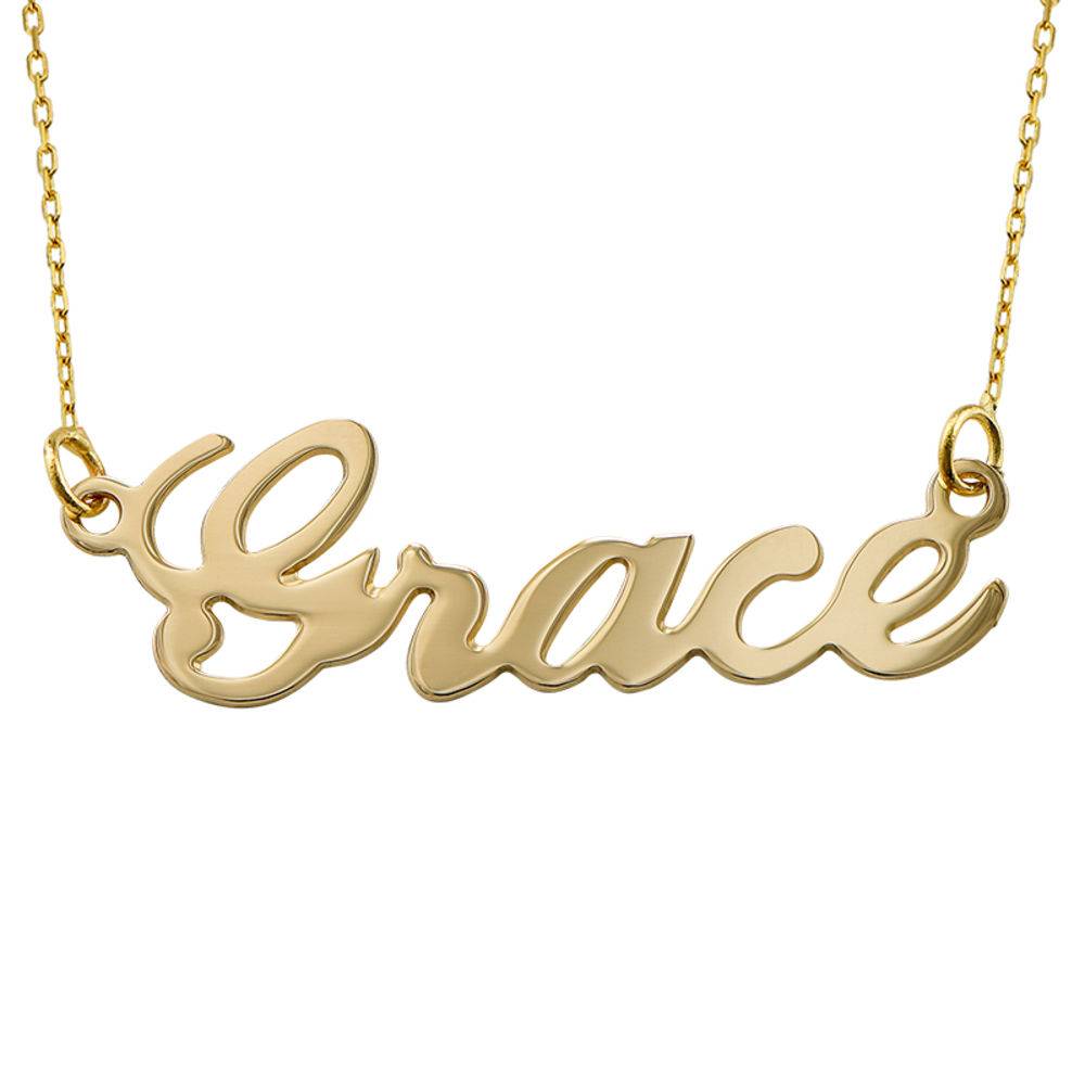 test 10k Gold Classic Name Necklace-2 product photo