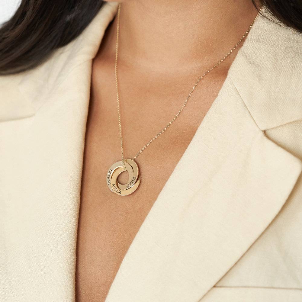 TEST 10ct Gold Classic Name Necklace-3 product photo