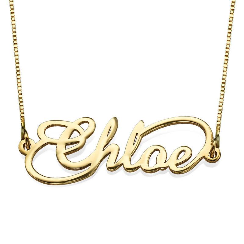 14K Infinity Style Name Necklace-1 product photo