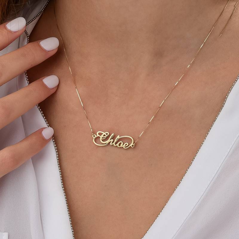 14K Infinity Style Name Necklace-2 product photo