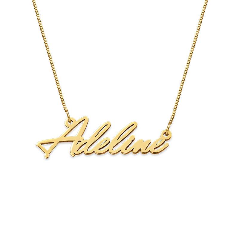 14K Tiny Gold Name Necklace-1 product photo