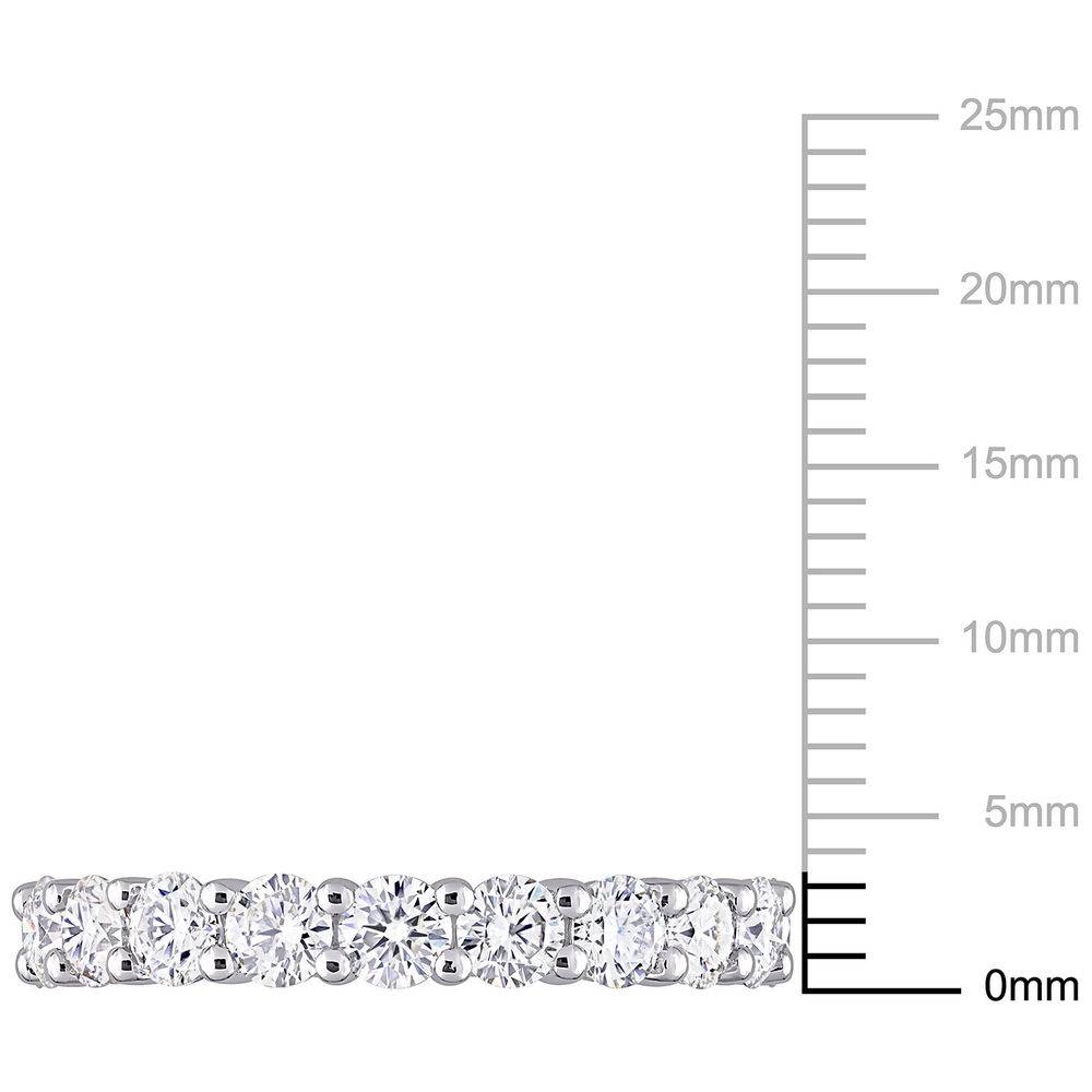 3 C.T T.G.W. Moissanite Eternity Ring in Sterling Silver-4 product photo