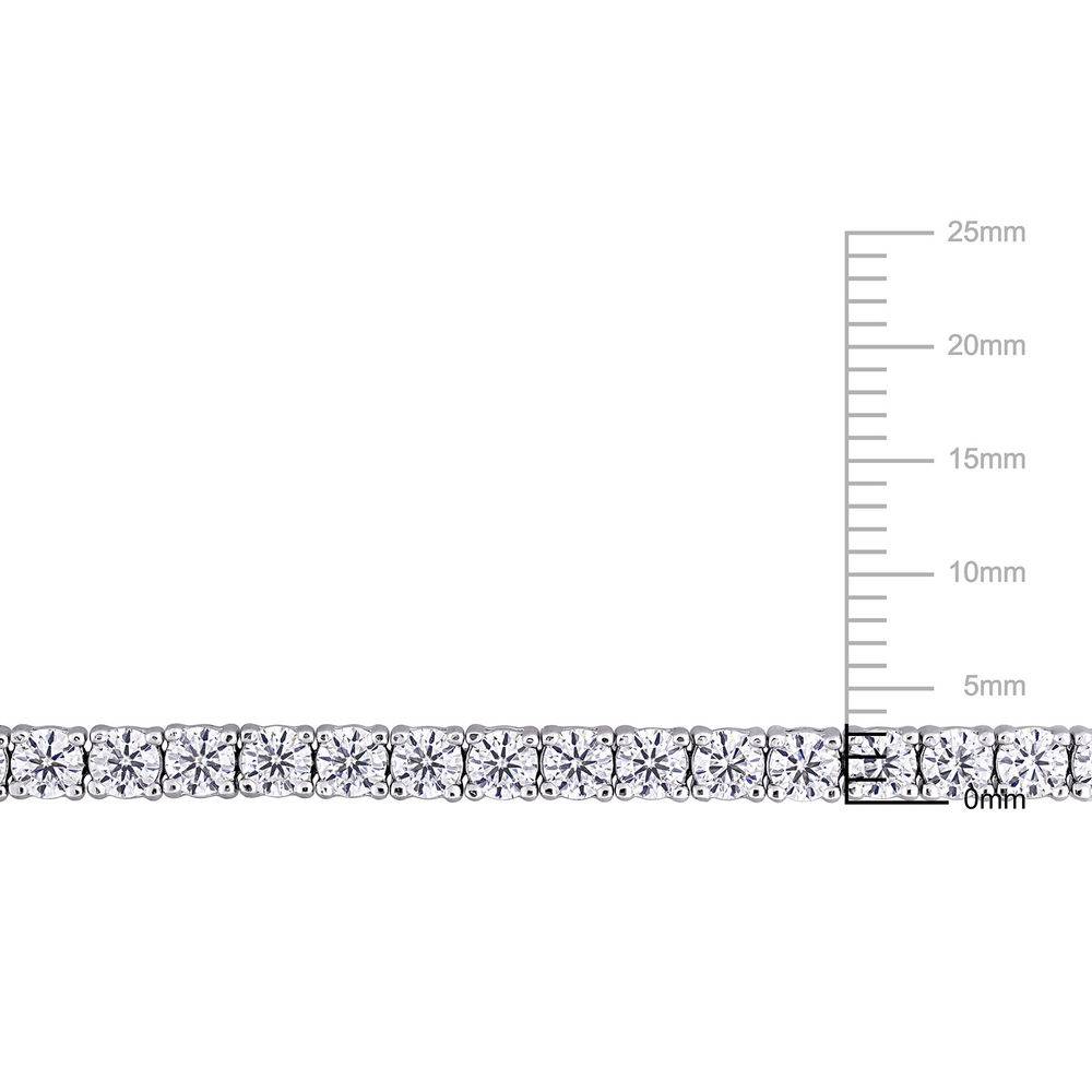 5 5/8 CT TGW Created Moissanite Tennis Bracelet in Sterling Silver-6 product photo