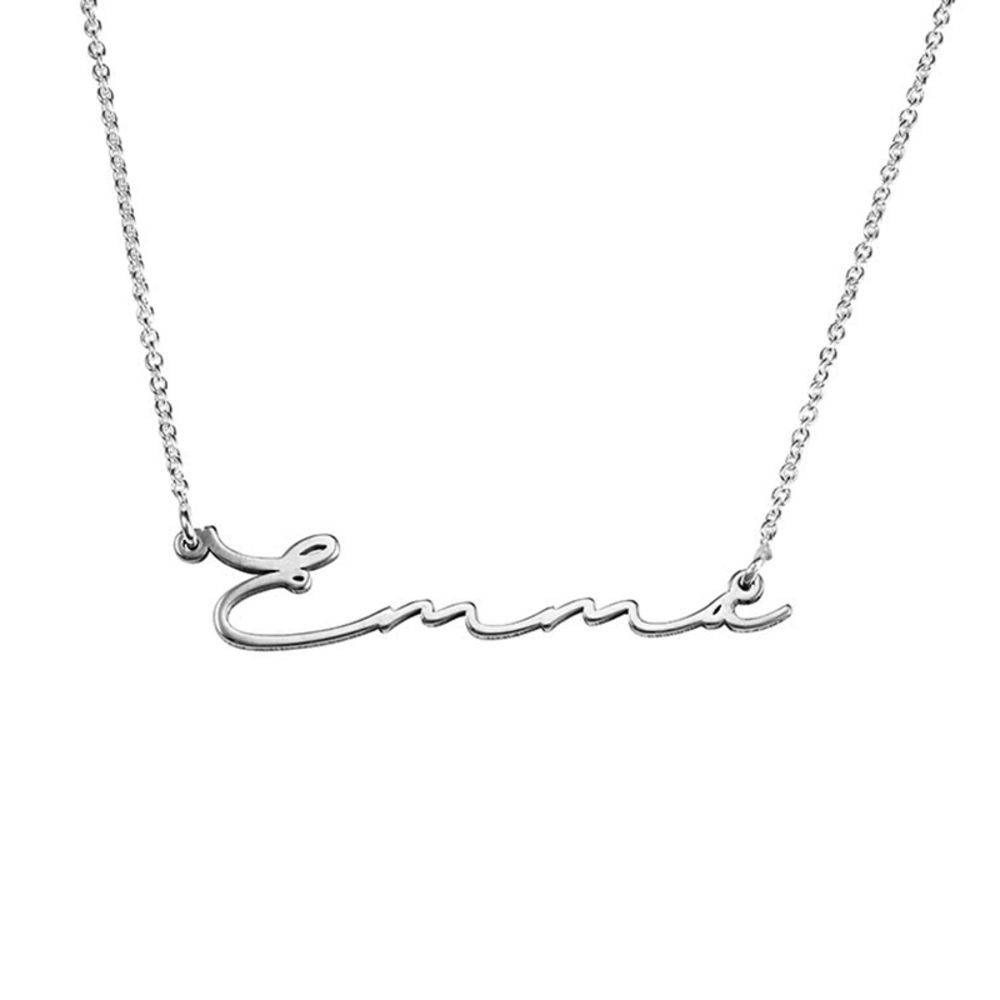 940 Premium Silver Signature Style Name Necklace-2 product photo