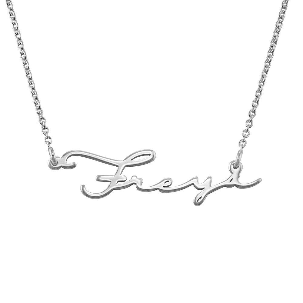 940 Premium Silver Signature Style Name Necklace-3 product photo