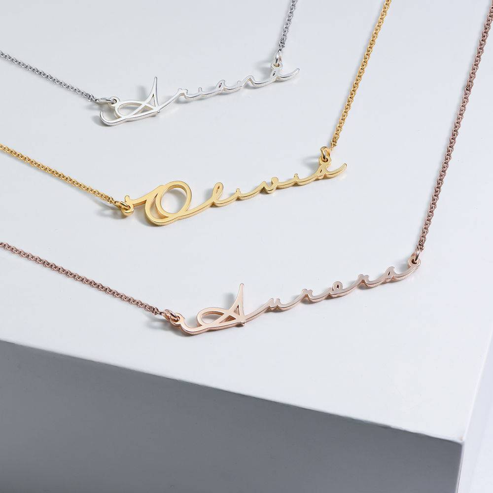 940 Premium Silver Signature Style Name Necklace-4 product photo