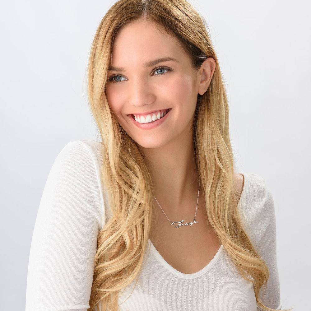 940 Premium Silver Signature Style Name Necklace-1 product photo