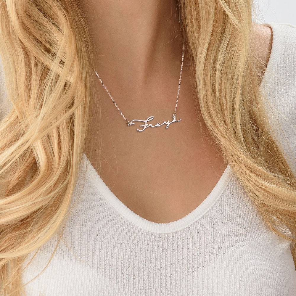 940 Premium Silver Signature Style Name Necklace-5 product photo