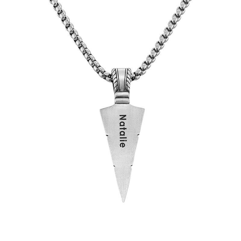 Arrow Necklace in Sterling Silver for Men-2 product photo