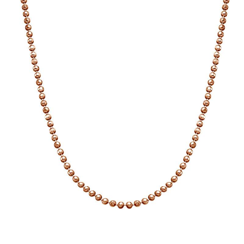 Bead Chain - Rose Gold Plated-1 product photo