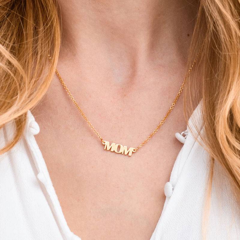 Capital Letters Name Necklace with 10K Gold-4 product photo