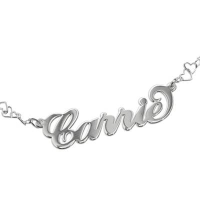 Carrie Style Personalized Bracelet - Heart Chain-2 product photo