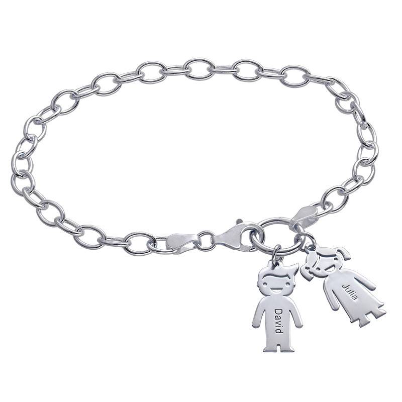 Charm Bracelet with Kids Pendants-1 product photo