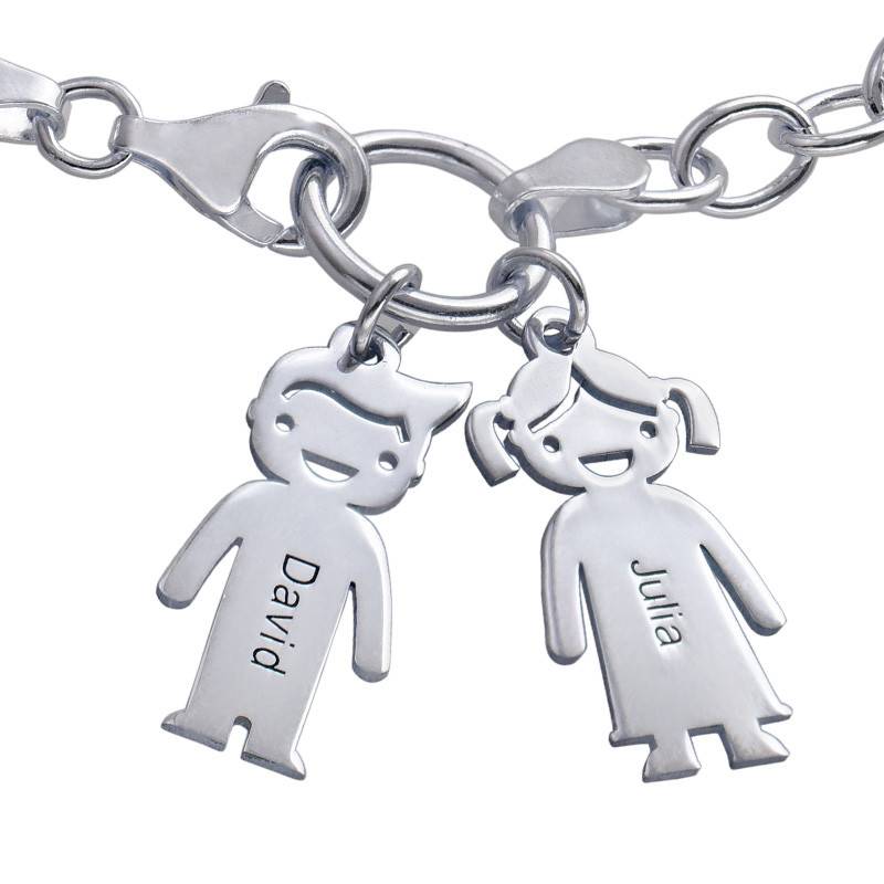 Charm Bracelet with Kids Pendants-2 product photo