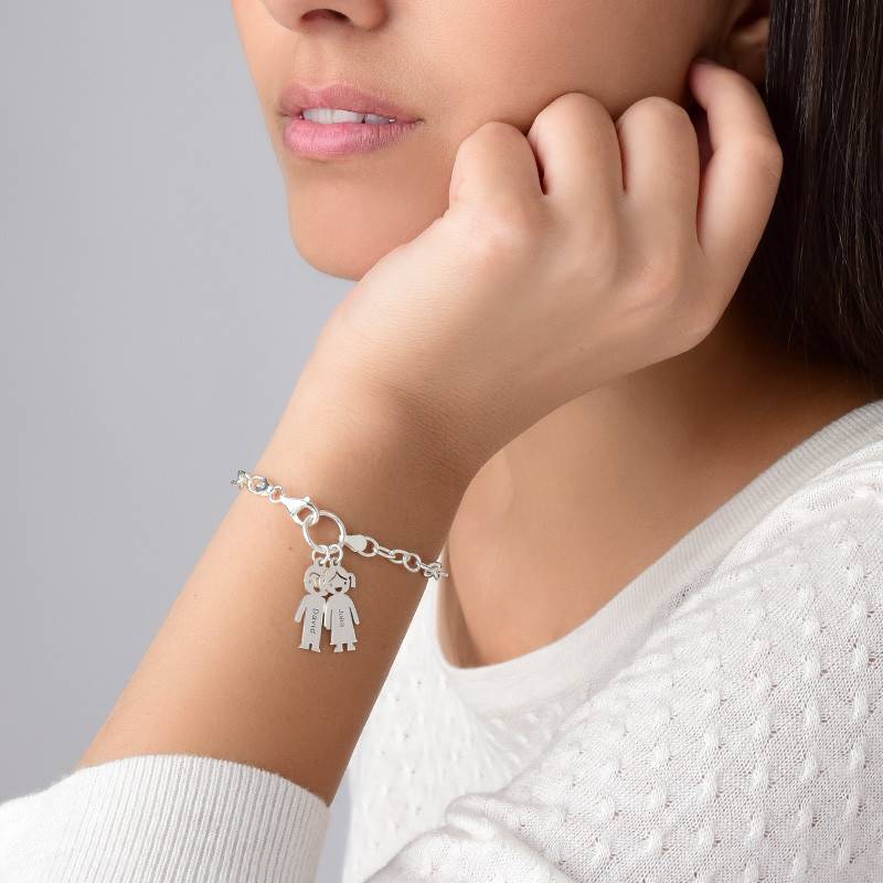 Charm Bracelet with Kids Pendants-3 product photo
