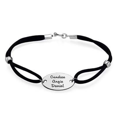 Engraved Oval Tag Bracelet-2 product photo