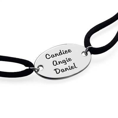 Engraved Oval Tag Bracelet-3 product photo