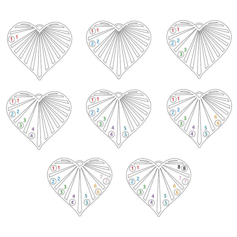 Family Necklace with Birthstones in 10k yellow Gold-4 Family Necklace with Birthstones in 10k yellow Gold-4 product photo