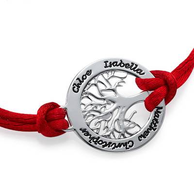 Family Tree Bracelet in Silver-2 product photo