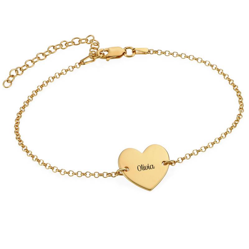 Heart Anklet in Gold Plating-1 product photo