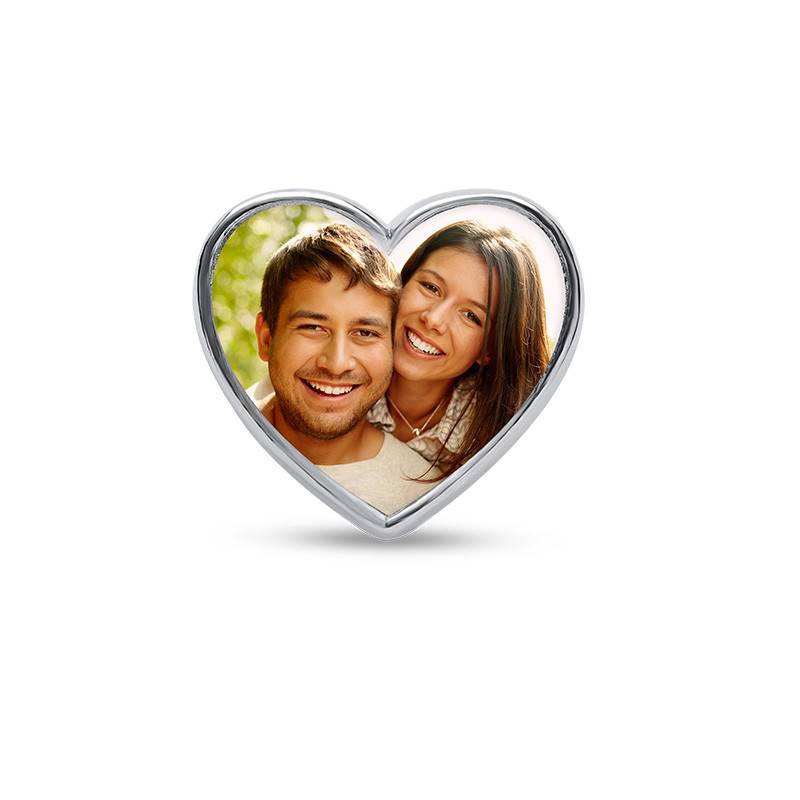 test 10K Gold Heart Stud Earrings-1 product photo