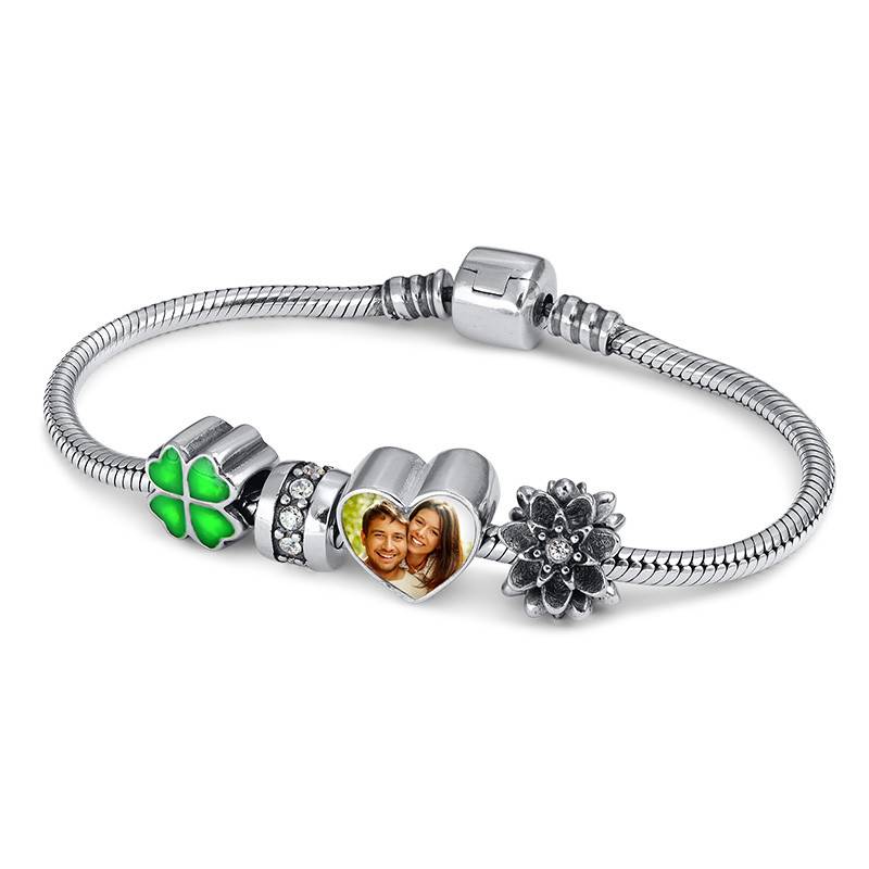 test 10K Gold Heart Stud Earrings-2 product photo