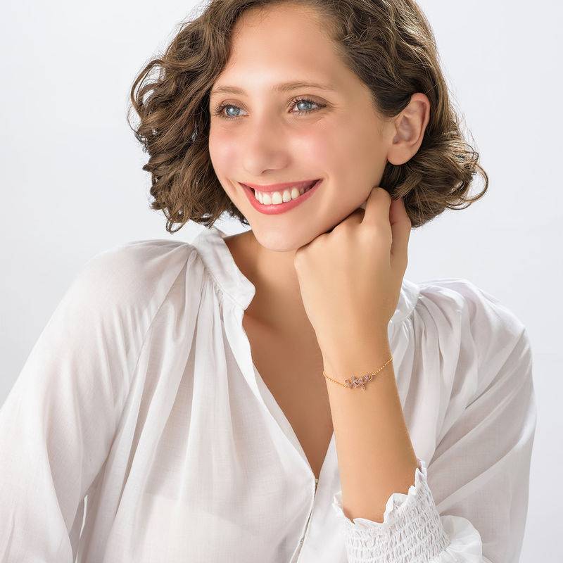 Hope Adjustable Inspirational Bracelet in Gold Plating-2 product photo