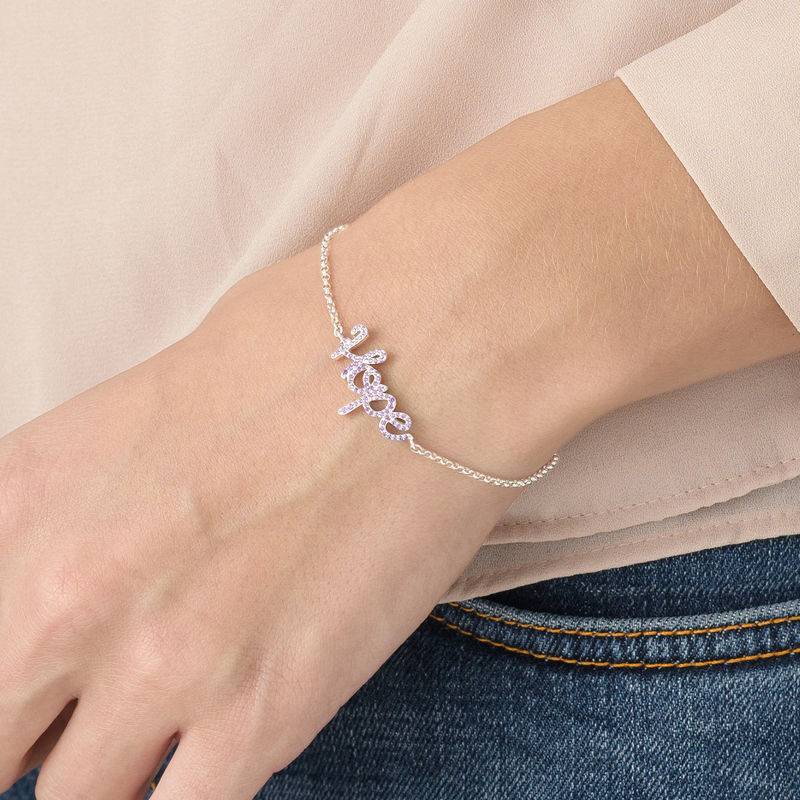 Hope Adjustable Inspirational Bracelet in Silver-3 product photo