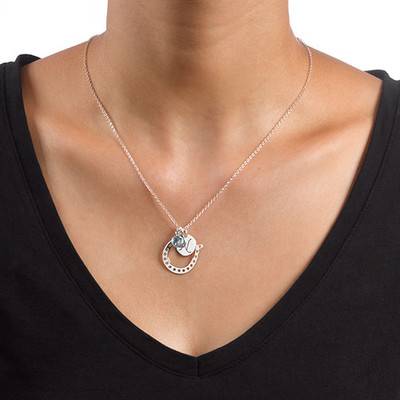 Horseshoe Jewelry with Initial Charm-3 product photo