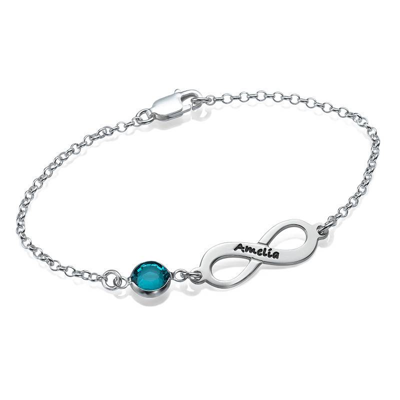Infinity Swarovski Stone Bracelet-1 product photo