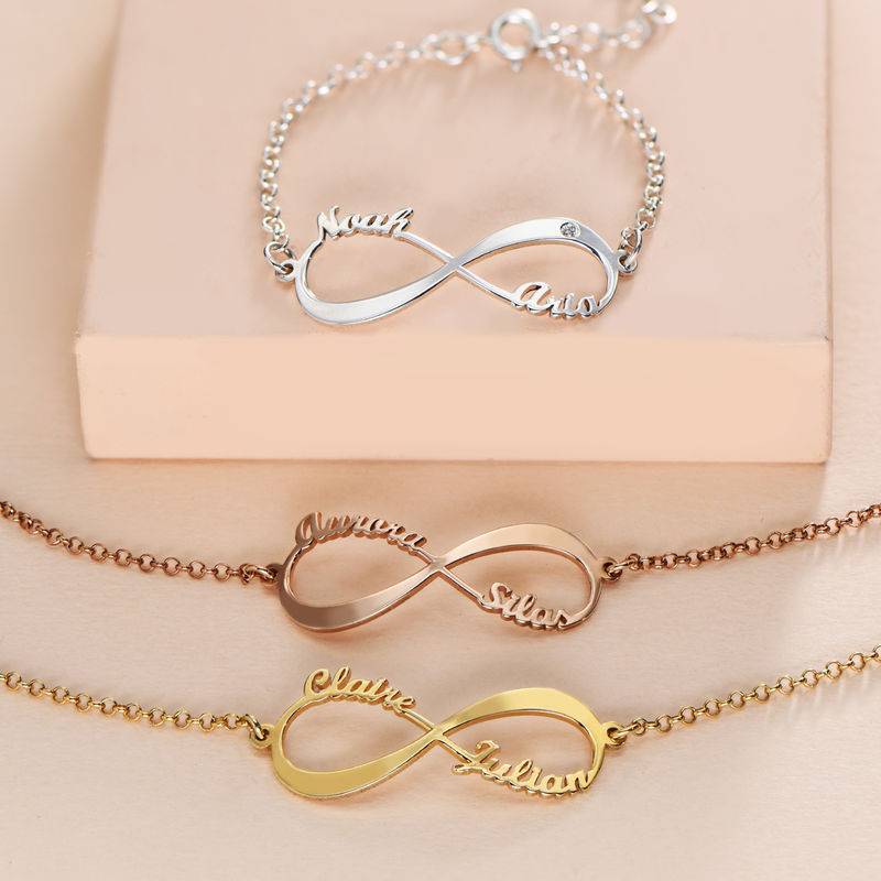 Infinity Bracelet with Names-3 product photo