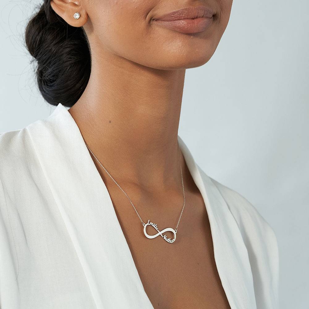 Infinity Name Necklace in 10K White Gold-2 Infinity Name Necklace in 10K White Gold-2 product photo