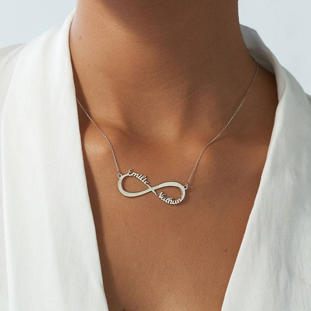 Infinity Name Necklace in 10K White Gold-3 Infinity Name Necklace in 10K White Gold-3 product photo