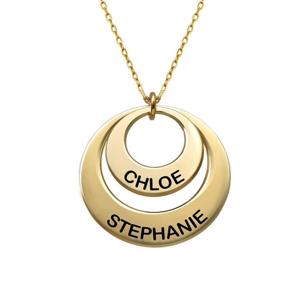 Jewelry for Moms - Disc Necklace in 10K Gold-3 product photo
