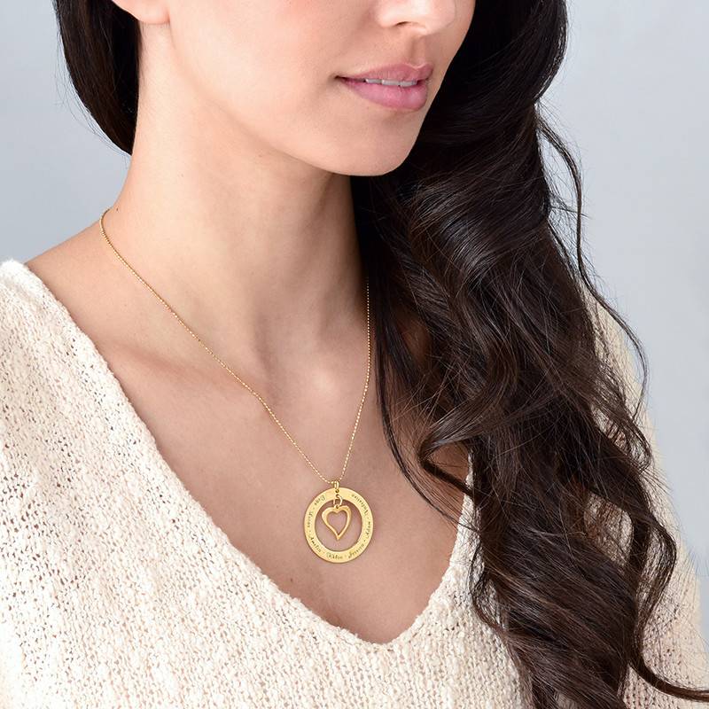Love My Family Necklace - Gold Plated-2 product photo