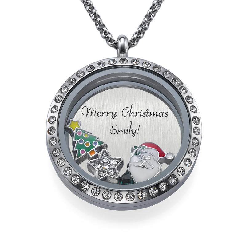Merry Christmas Floating Locket-1 Merry Christmas Floating Locket-1 product photo