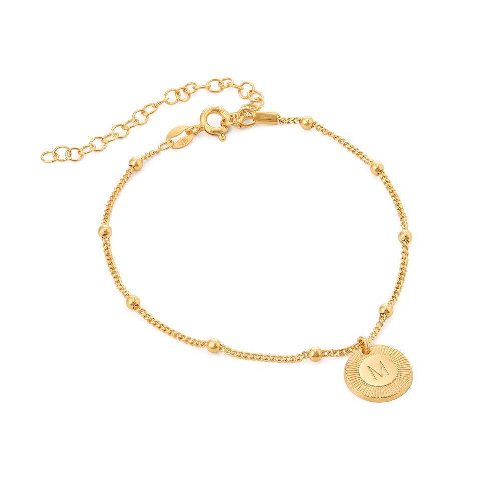 Mini Rayos Initial Bracelet / Anklet in Vermeil-1 product photo