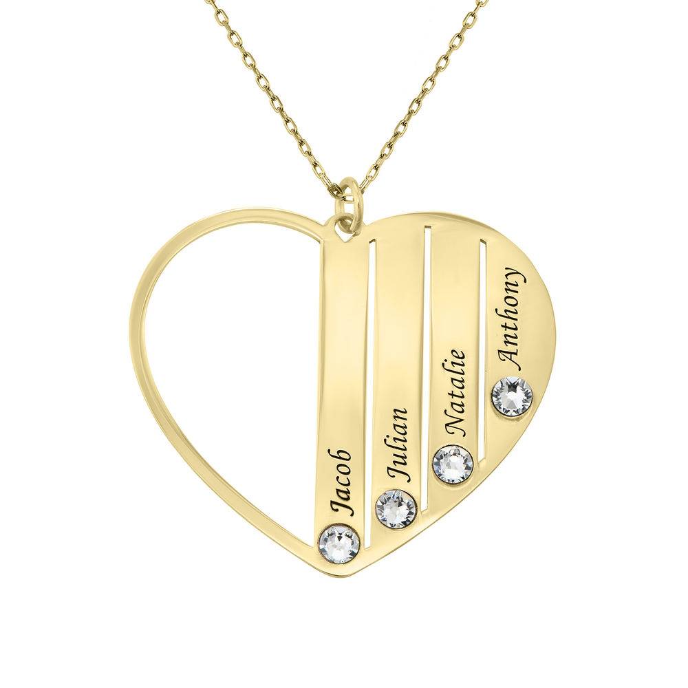 Mom Birthstone Necklace in Gold 10K-1 product photo