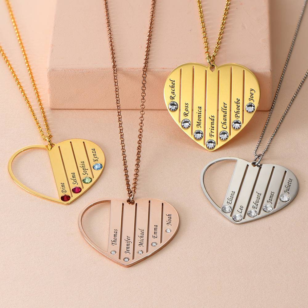 Mom Birthstone necklace in Gold Plating-5 product photo