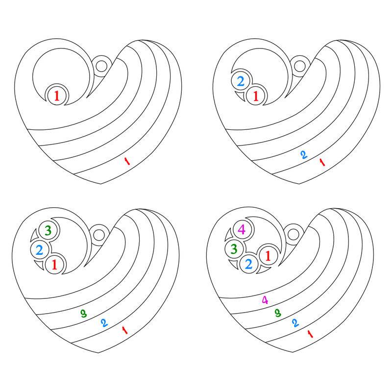 Mother Heart Necklace with Birthstones in Gold Plating-5 product photo