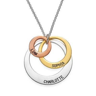 Multi Tone Three Disc Necklace-2 product photo