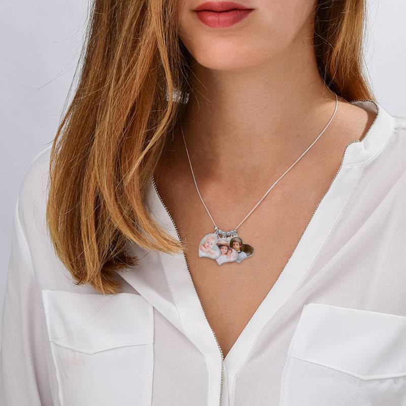 Multiple Photo Charm Necklace-4 Multiple Photo Charm Necklace-4 product photo