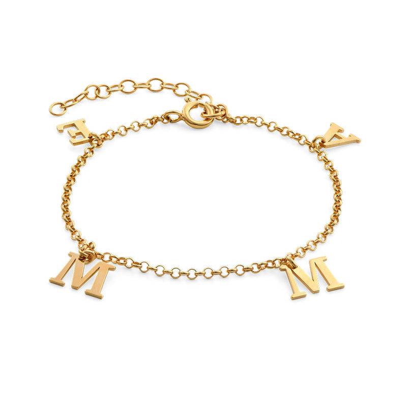 Name Bracelet in 18k Gold Vermeil-1 product photo