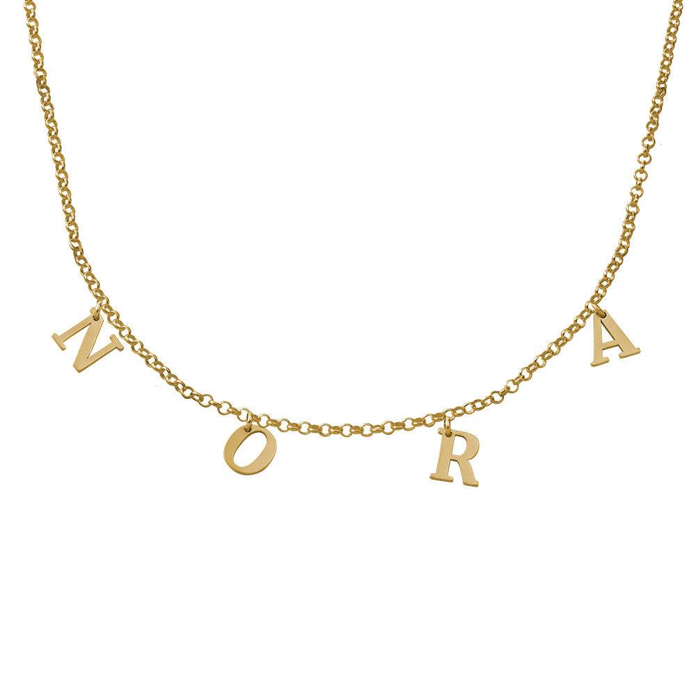 Name Choker in Gold Vermeil-1 product photo