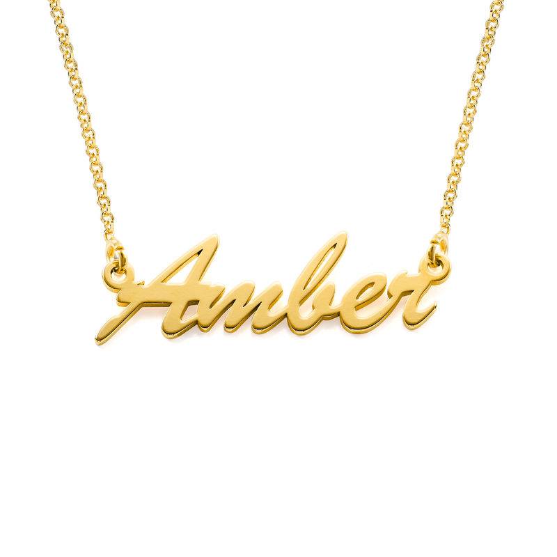Name Necklace in Gold Vermeil-1 product photo