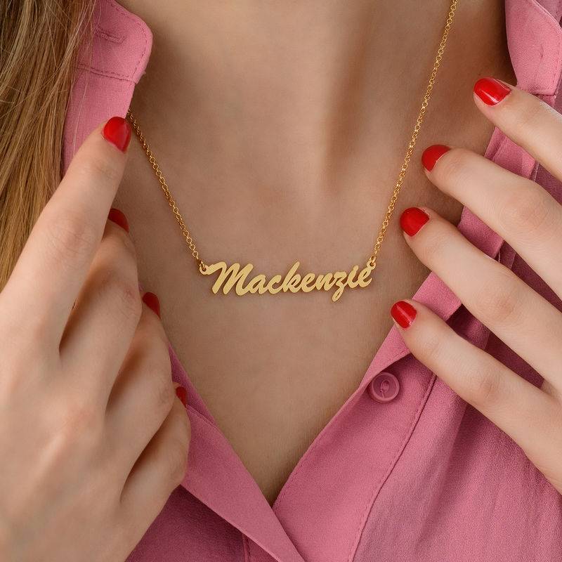 Name Necklace in Gold Vermeil-2 product photo