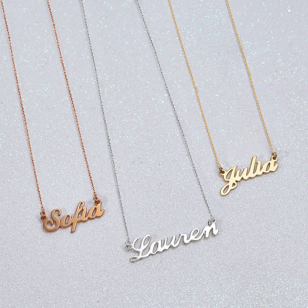 Personalized Classic Name Necklace in Sterling Silver-3 product photo