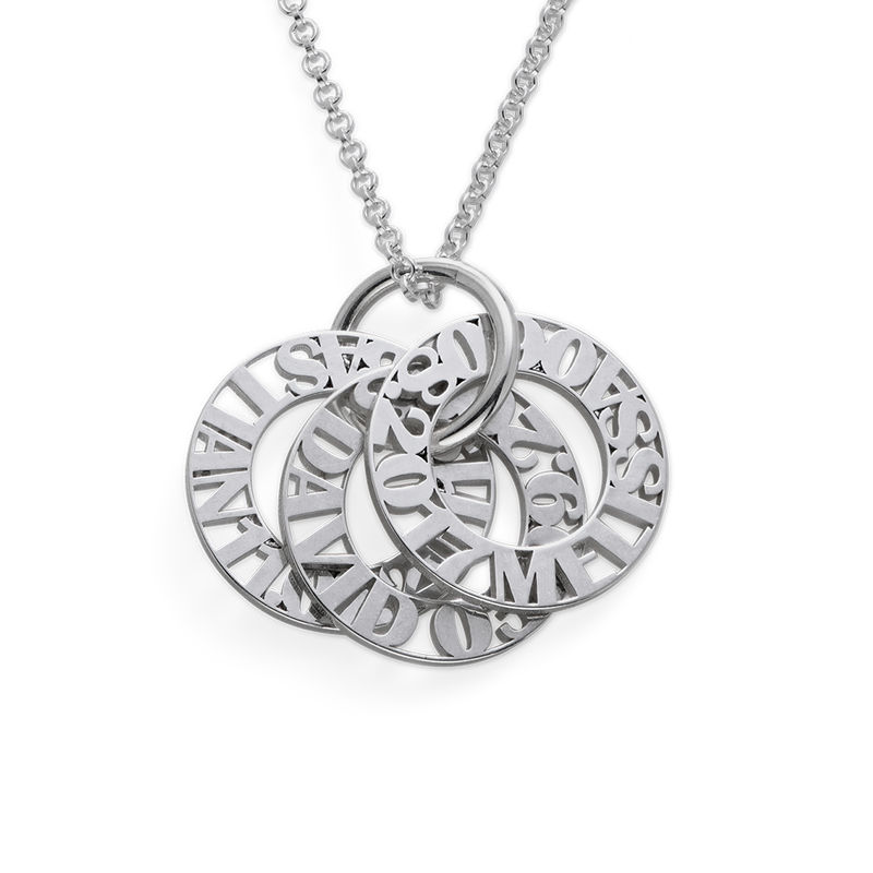 Personalized Mother Necklace in Sterling Silver-1 product photo