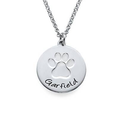 Personalized Paw Print Necklace-1 product photo