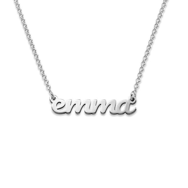 Script Name Necklace in Sterling Silver-2 product photo